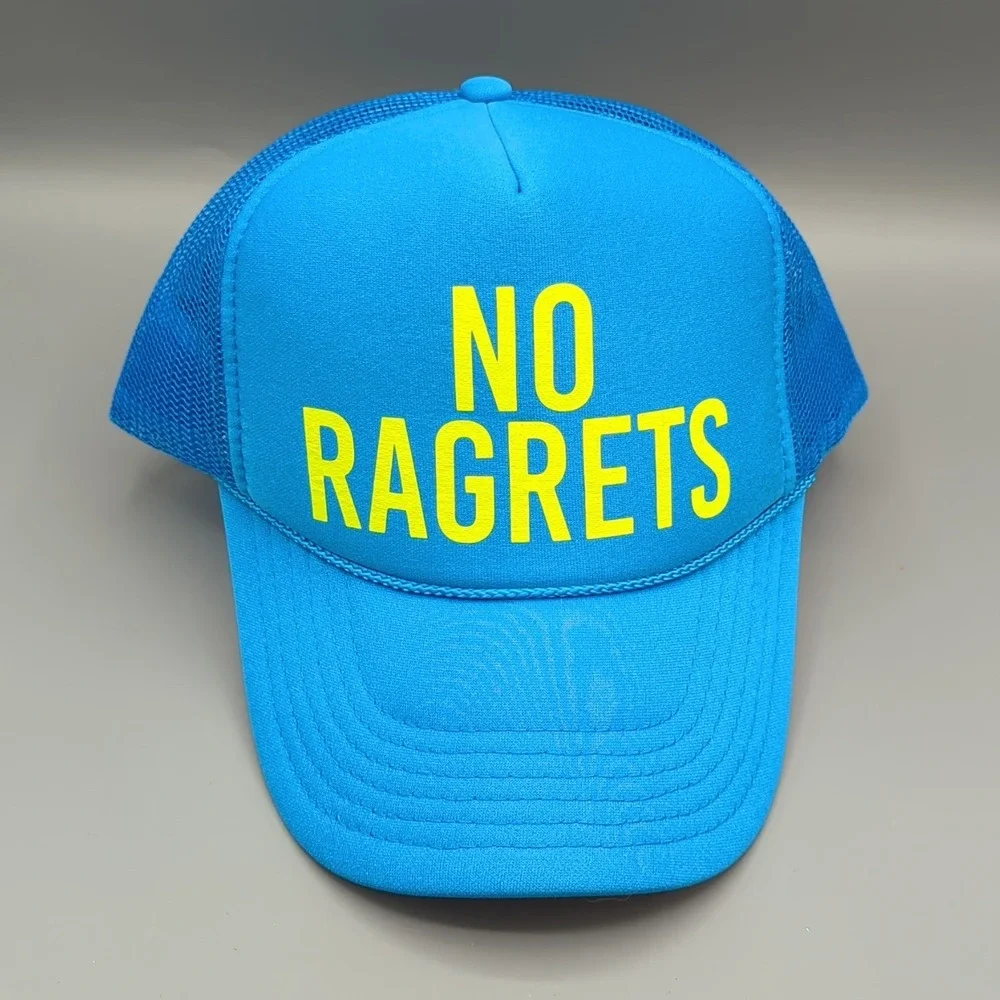 No Ragrets Hat We're The Millers Movie Cap Blue Mesh Rope Foam Snapback Otto
